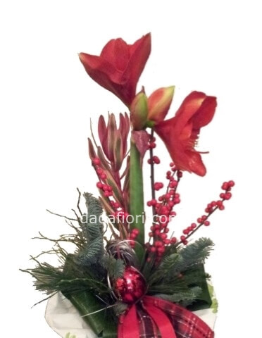 Mazzo di fiori natalizio